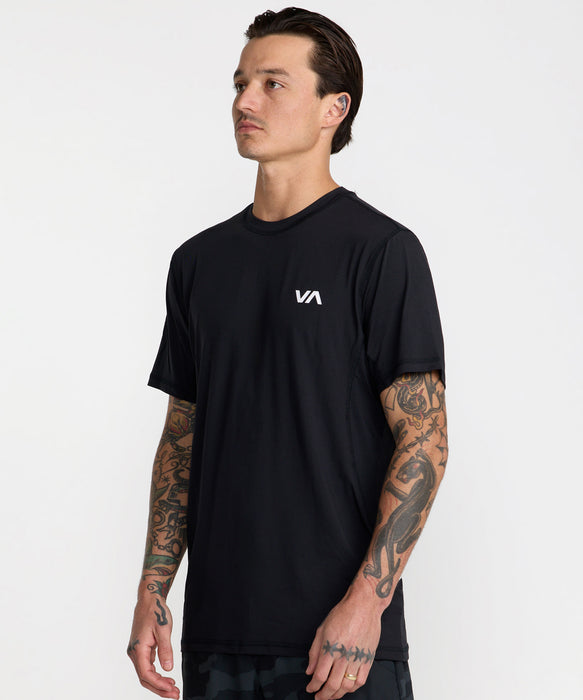 RVCA メンズ SPORT VENT SS Tシャツ 【2026年秋冬モデル】 BLK / XL