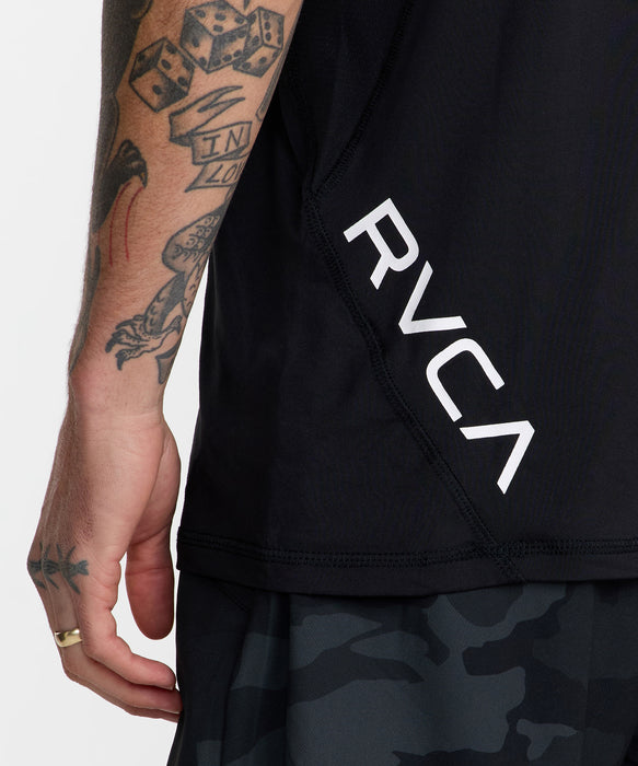 RVCA メンズ SPORT VENT SS Tシャツ 【2026年秋冬モデル】 BLK / XL