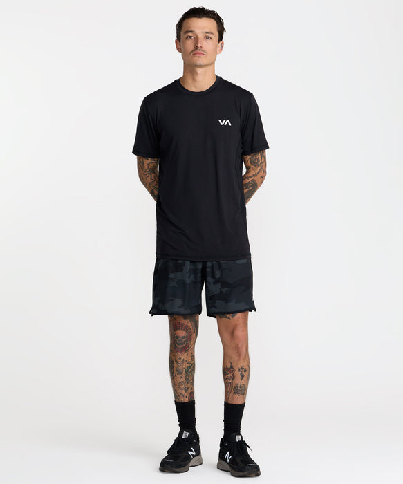 RVCA メンズ SPORT VENT SS Tシャツ 【2026年秋冬モデル】 BLK / XL
