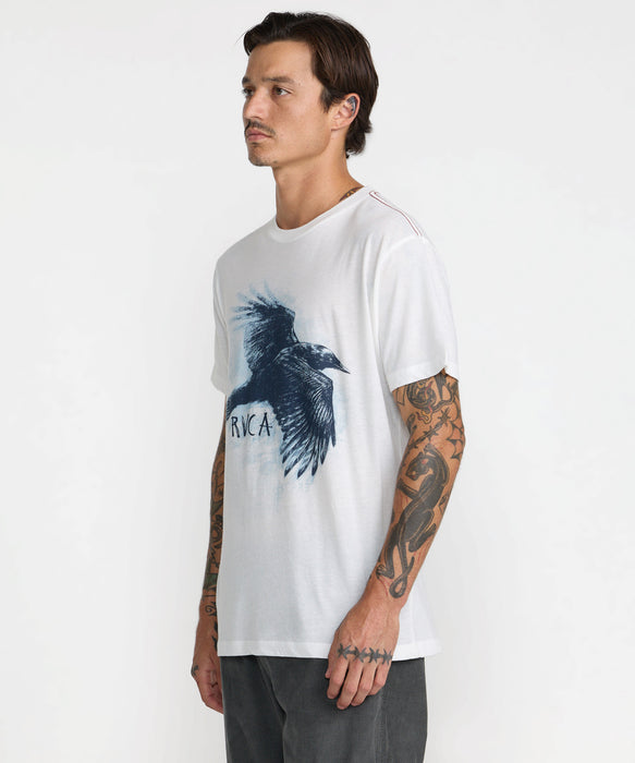 RVCA メンズ HORTON RAVEN SS Tシャツ 【2026年秋冬モデル】 ANW / XL