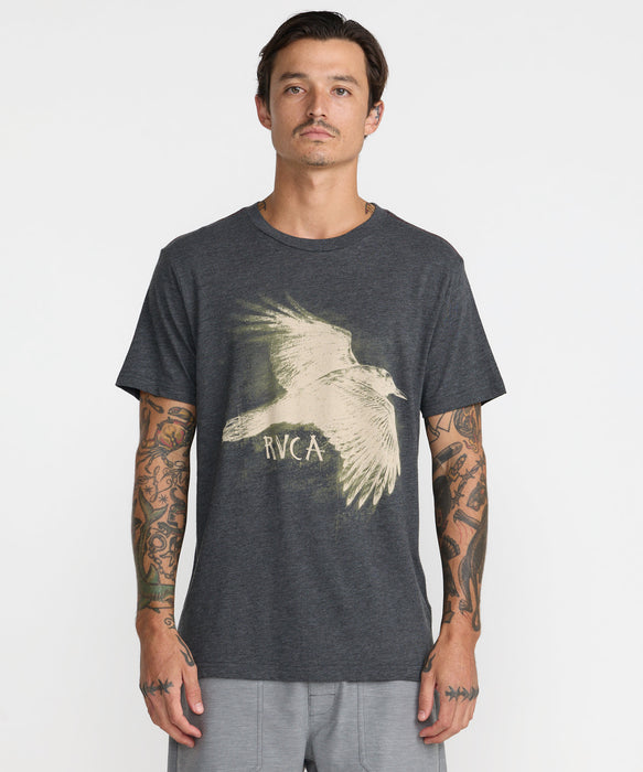 RVCA メンズ HORTON RAVEN SS Tシャツ 【2026年秋冬モデル】 BLK / XL