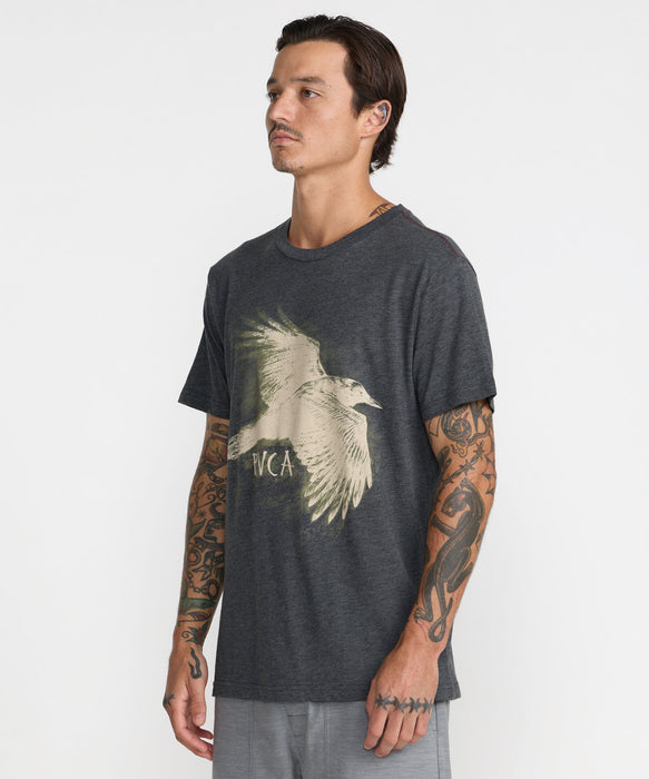 RVCA メンズ HORTON RAVEN SS Tシャツ 【2026年秋冬モデル】 BLK / XL