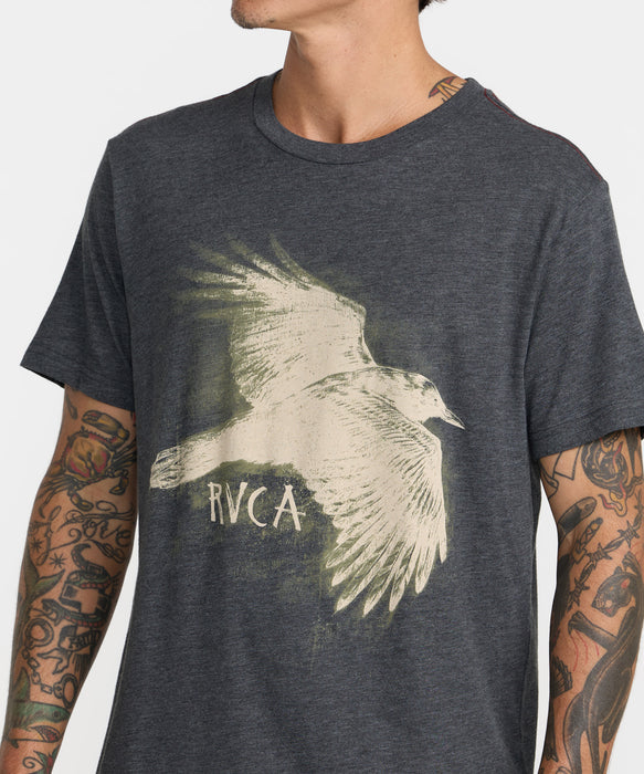 RVCA メンズ HORTON RAVEN SS Tシャツ 【2026年秋冬モデル】 BLK / XL