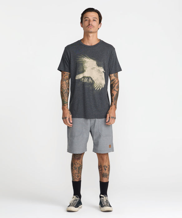 RVCA メンズ HORTON RAVEN SS Tシャツ 【2026年秋冬モデル】 BLK / XL