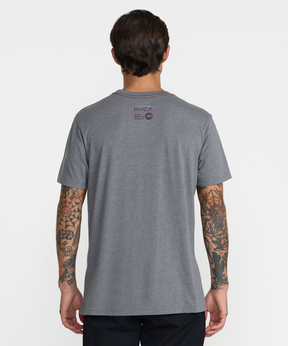 RVCA メンズ SLEEPY GIRL SS Tシャツ 【2026年秋冬モデル】 SMK / XL