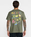 RVCA メンズ HIGH ON LIFE SS Tシャツ 【2026年秋冬モデル】 OLV / XL