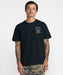 RVCA メンズ PARADISE QUEEN SS Tシャツ 【2026年秋冬モデル】 BLK / XL