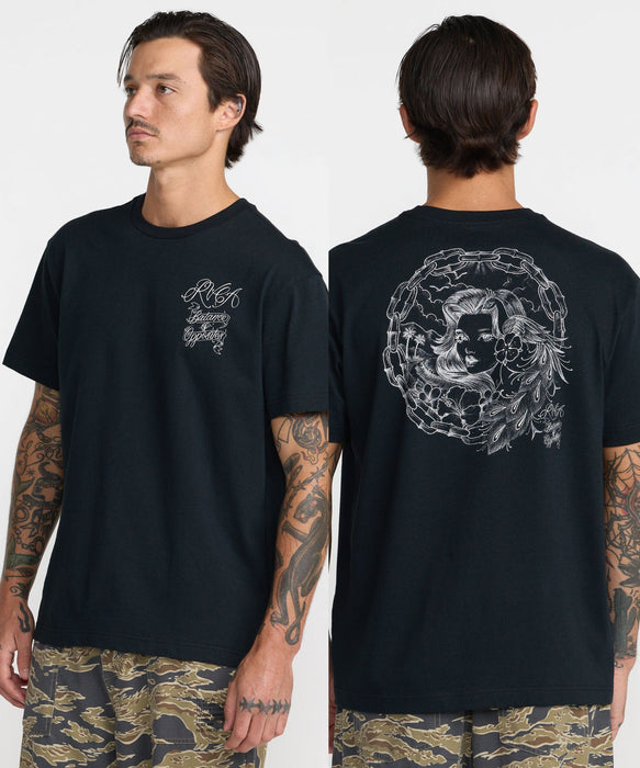 【直営店限定】RVCA メンズ PARADISE QUEEN SS Tシャツ 【2026年秋冬モデル】