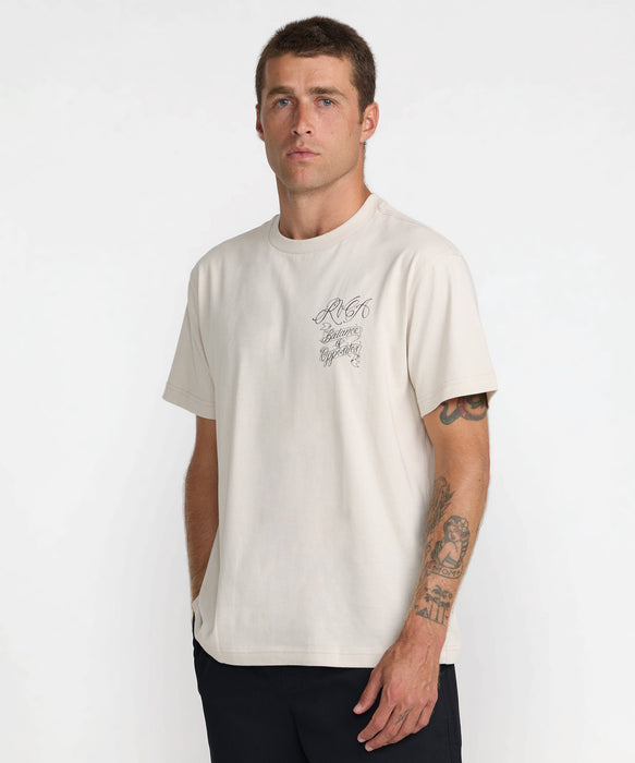 RVCA メンズ PARADISE QUEEN SS Tシャツ 【2026年秋冬モデル】 CER / XL