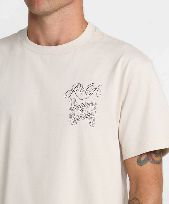 RVCA メンズ PARADISE QUEEN SS Tシャツ 【2026年秋冬モデル】 CER / XL