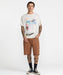 RVCA メンズ RIDE THE WAVE HEMP SS Tシャツ 【2026年秋冬モデル】 CER / XL