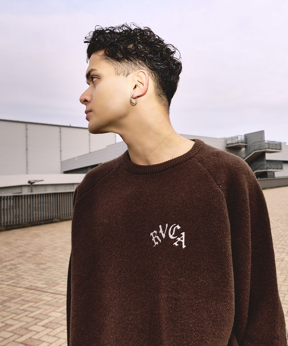 RVCA メンズ BALANACE JQ KNIT セーター 【2026年秋冬モデル】