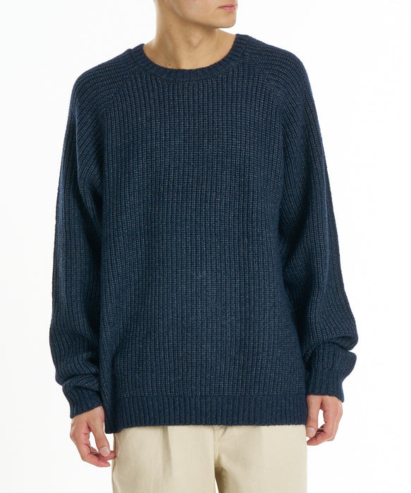 RVCA メンズ RIB KNIT セーター 【2026年秋冬モデル】 DDM / L