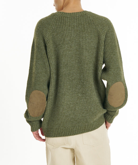 RVCA メンズ RIB KNIT セーター 【2026年秋冬モデル】 FAT / L