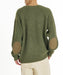 RVCA メンズ RIB KNIT セーター 【2026年秋冬モデル】 FAT / L