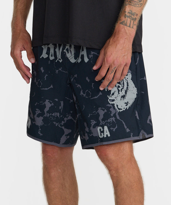 RVCA メンズ YOGGER STRETCH CONTRAST 17 ショートパンツ 【2026年秋冬モデル】 BL2 / XL