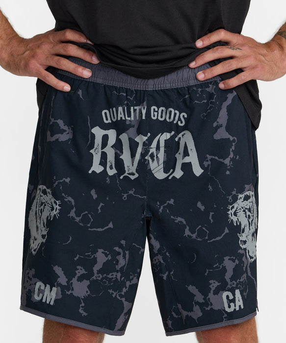 RVCA メンズ YOGGER STRETCH CONTRAST 17 ショートパンツ 【2026年秋冬モデル】 BL2 / XL