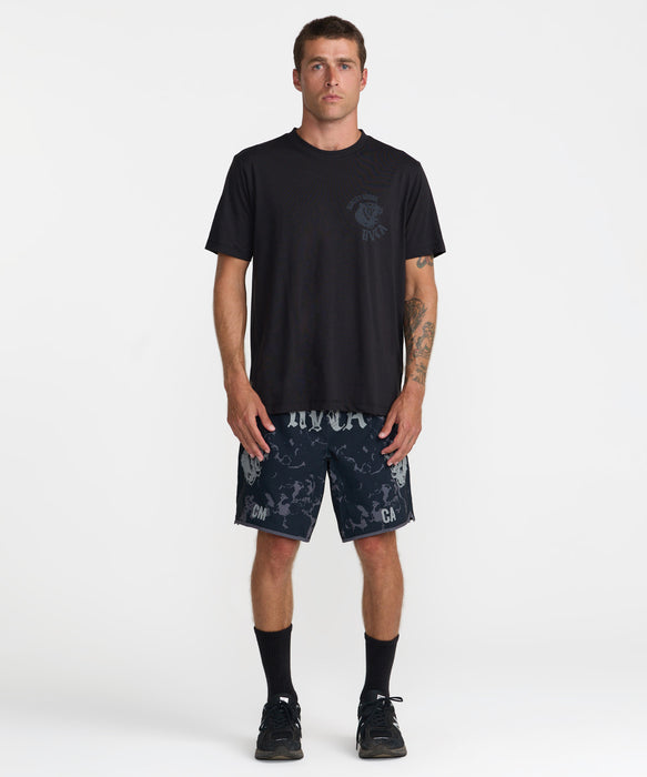 RVCA メンズ YOGGER STRETCH CONTRAST 17 ショートパンツ 【2026年秋冬モデル】 BL2 / XL