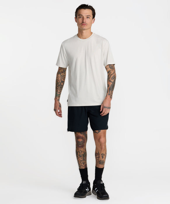 RVCA メンズ YOGGER STRETCH 17 ショートパンツ 【2026年秋冬モデル】 BLK / XL