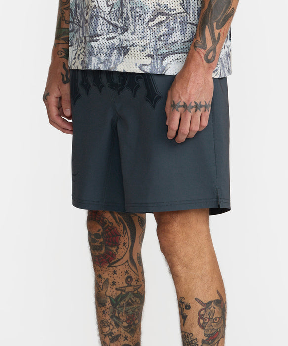 RVCA メンズ TAPOUT FIGHT SCRAPPER ショートパンツ 【2026年秋冬モデル】 BLK / XL