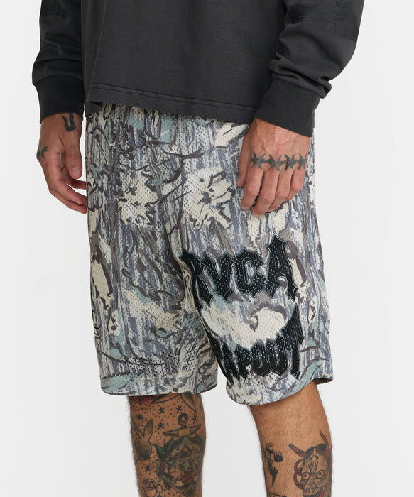 RVCA メンズ TAPOUT MESH SHORT 21 ショートパンツ 【2026年秋冬モデル】 CAM / XL