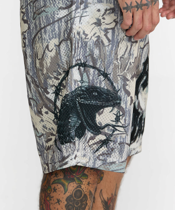 RVCA メンズ TAPOUT MESH SHORT 21 ショートパンツ 【2026年秋冬モデル】 CAM / XL