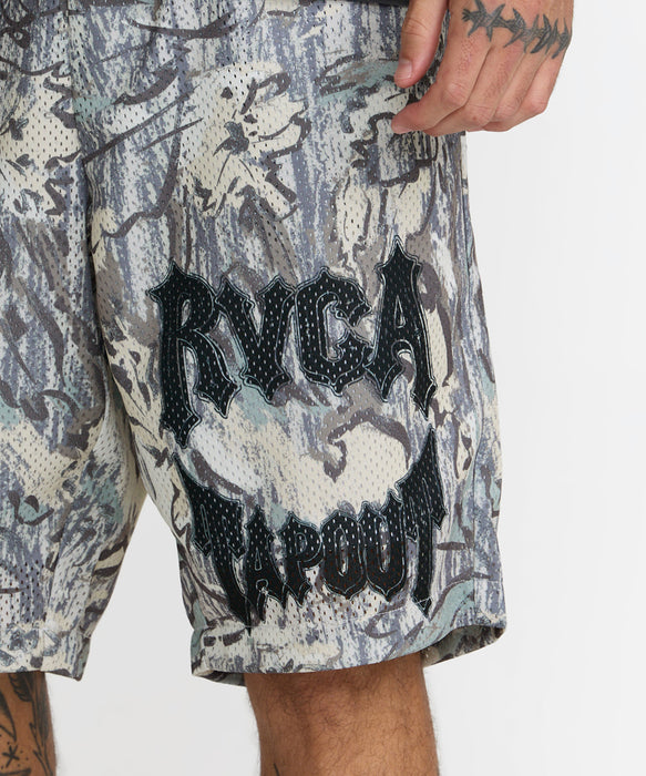 RVCA メンズ TAPOUT MESH SHORT 21 ショートパンツ 【2026年秋冬モデル】 CAM / XL