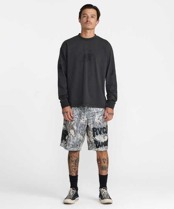 RVCA メンズ TAPOUT MESH SHORT 21 ショートパンツ 【2026年秋冬モデル】 CAM / XL
