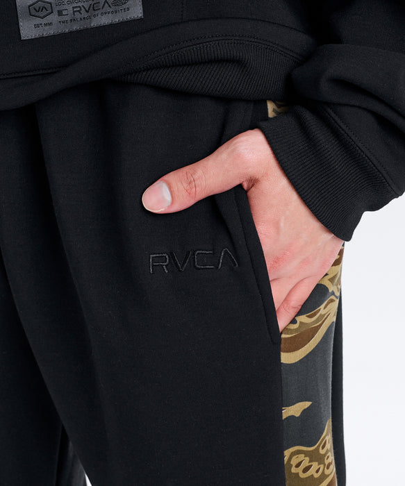 RVCA メンズ SIDE PANEL PT セットアップボトムス 【2026年秋冬モデル】 BLK / XL