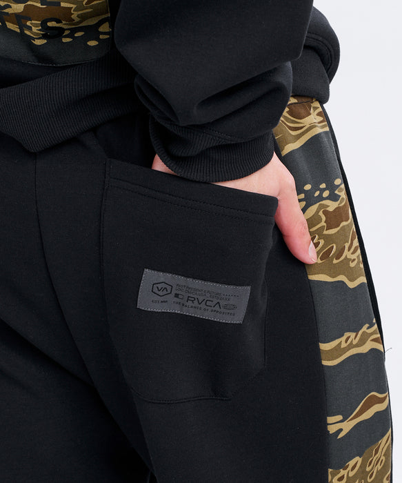 RVCA メンズ SIDE PANEL PT セットアップボトムス 【2026年秋冬モデル】 BLK / XL