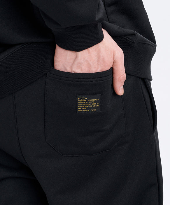 RVCA メンズ FLEX PT ロングパンツ 【2026年秋冬モデル】 BLK / XL