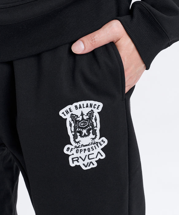 RVCA メンズ BALANCE EMBREM WRWB PT ロングパンツ 【2026年秋冬モデル】 BLK / XL