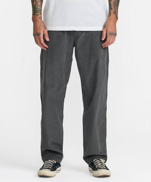 RVCA メンズ VACANCY CORD ELASTIC ロングパンツ 【2026年秋冬モデル】 SLE / XL