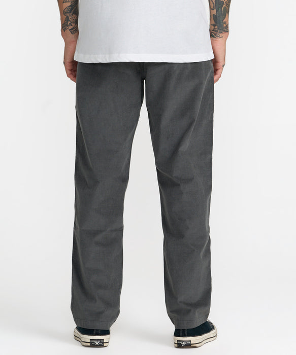 RVCA メンズ VACANCY CORD ELASTIC ロングパンツ 【2026年秋冬モデル】 SLE / XL