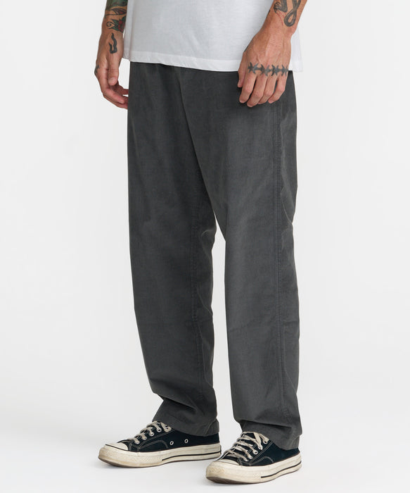 RVCA メンズ VACANCY CORD ELASTIC ロングパンツ 【2026年秋冬モデル】 SLE / XL