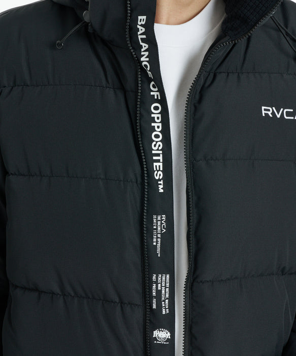 RVCA メンズ BALANCE PUFFER JKT ジャケット 【2026年秋冬モデル】 BLK / XL