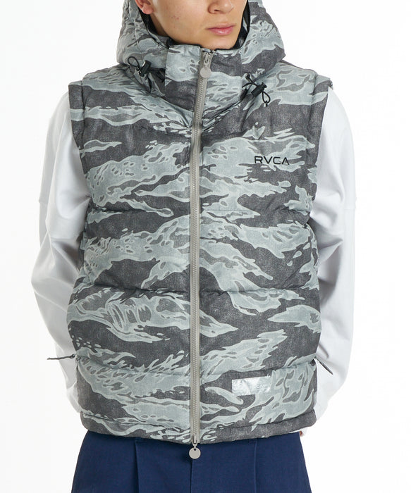 RVCA メンズ BACK PATCH PUFFER VEST   ベスト 【2026年秋冬モデル】 GCM / XL