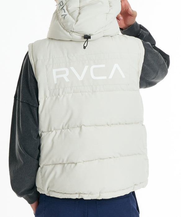 RVCA メンズ BACK PATCH PUFFER VEST   ベスト 【2026年秋冬モデル】 SIB / XL