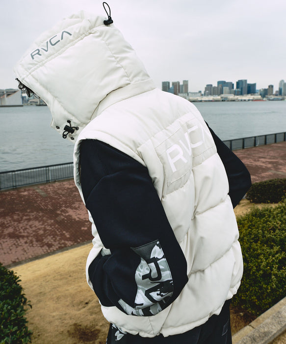RVCA メンズ BACK PATCH PUFFER VEST 軽量高機能中綿 ベスト 【2026年秋冬モデル】