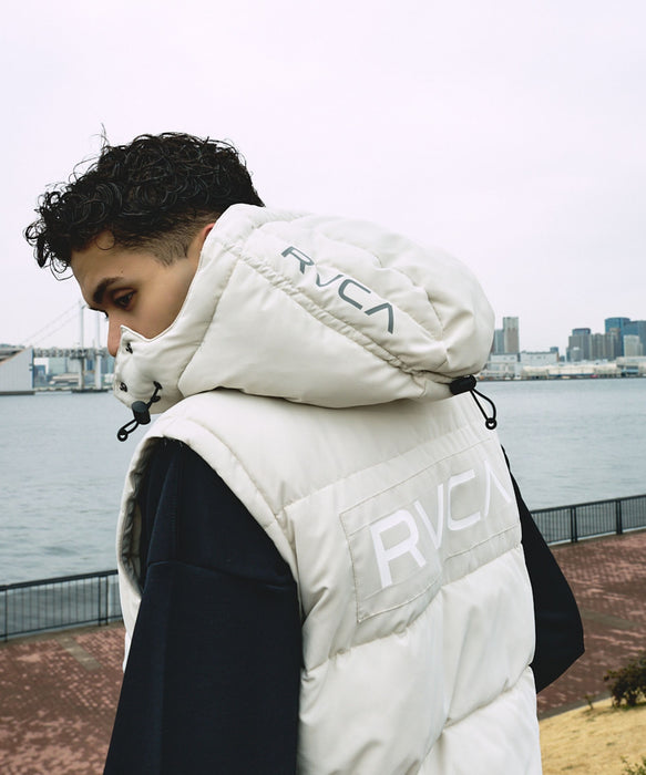 RVCA メンズ BACK PATCH PUFFER VEST 軽量高機能中綿 ベスト 【2026年秋冬モデル】