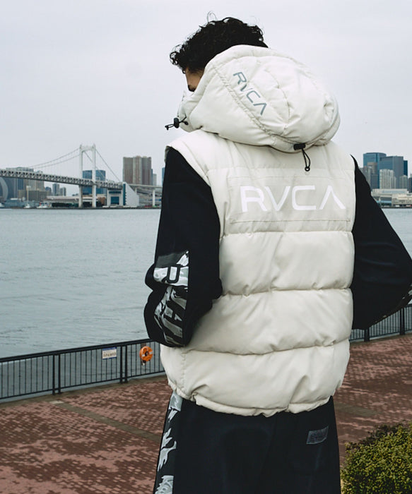 RVCA メンズ BACK PATCH PUFFER VEST 軽量高機能中綿 ベスト 【2026年秋冬モデル】