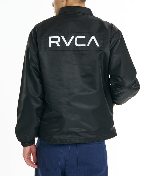 RVCA メンズ BACK PATCH LOGO COACH JKT ジャケット 【2026年秋冬モデル】 BLK / XL