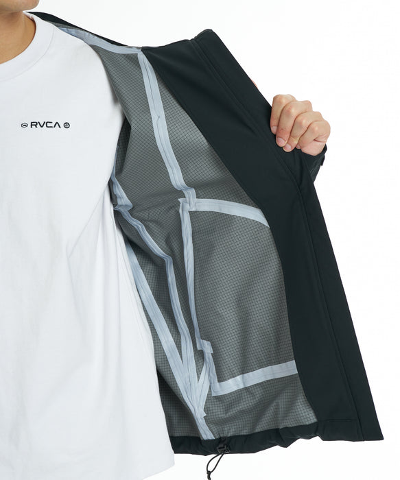 RVCA メンズ 3LYERD DOLMAN JKT ジャケット 【2026年秋冬モデル】 BLK / XL