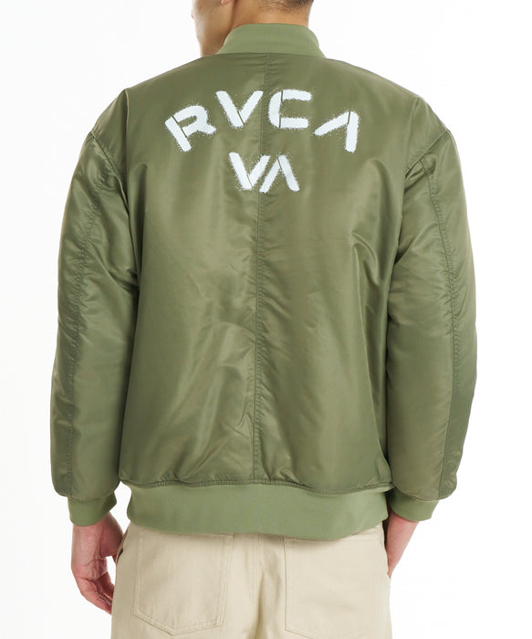 RVCA メンズ DAYSHIFT MA-1 BOMBER JACKET ジャケット 【2026年秋冬モデル】 RGR / XL