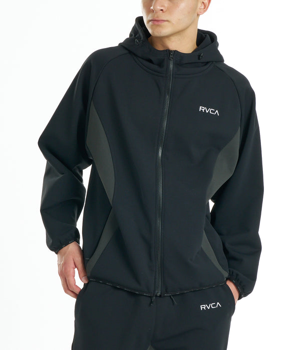 RVCA メンズ TECH FLEECE BALANCE JACKET ジャケット 【2026年秋冬モデル】 BLK / XL