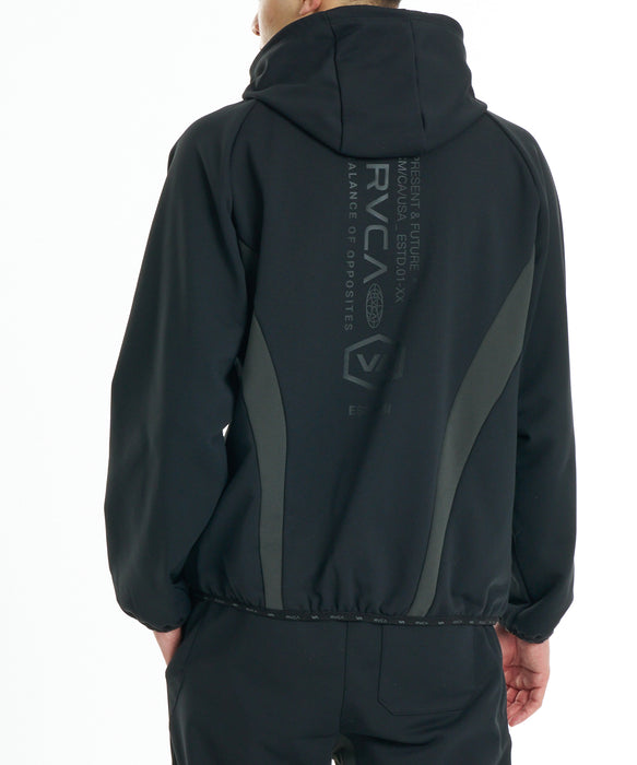 RVCA メンズ TECH FLEECE BALANCE JACKET ジャケット 【2026年秋冬モデル】 BLK / XL