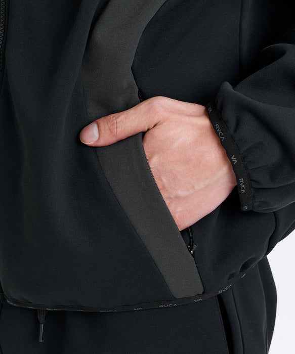 RVCA メンズ TECH FLEECE BALANCE JACKET ジャケット 【2026年秋冬モデル】 BLK / XL
