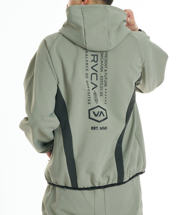 RVCA メンズ TECH FLEECE BALANCE JACKET ジャケット 【2026年秋冬モデル】 CCG / XL