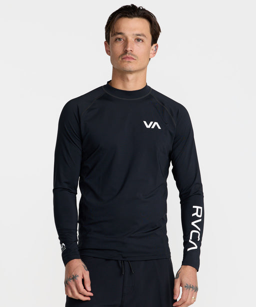 RVCA メンズ RVCA RASHGUARD LS 長袖ラッシュガード 【2026年秋冬モデル】 BLK / XL