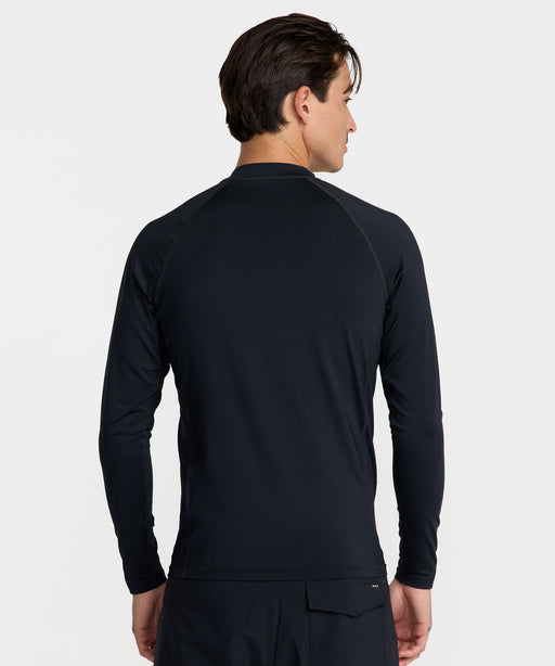 RVCA メンズ RVCA RASHGUARD LS 長袖ラッシュガード 【2026年秋冬モデル】 BLK / XL
